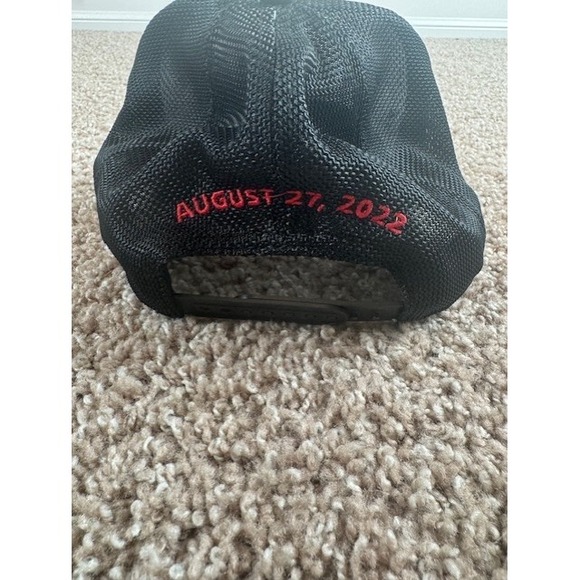 Coke Zero Sugar 400 Hat The Game Mesh Cap Black White Red NASCAR August 27 2022 - Picture 2 of 5